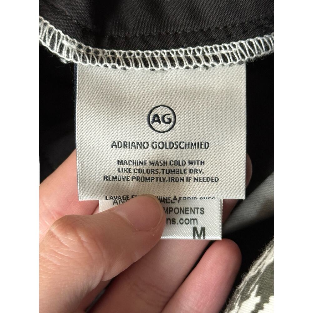 Adriano Goldschmeid Gerren cotton paperbag waist pants size Medium M F3031 - Picture 6 of 9